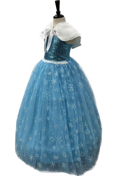 BUTİKHAPPYKİDS Costum Fata Frozen Elsa cu bretele Bolero Lu Set Coroana Asa Manusi de par Tinuta 23 aprilie