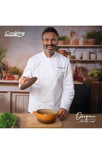 Cooking by Heinner CAST ALUMINUM SEMIPOT + LID 24x12 CM, 3.9L, NICOLAI TAND