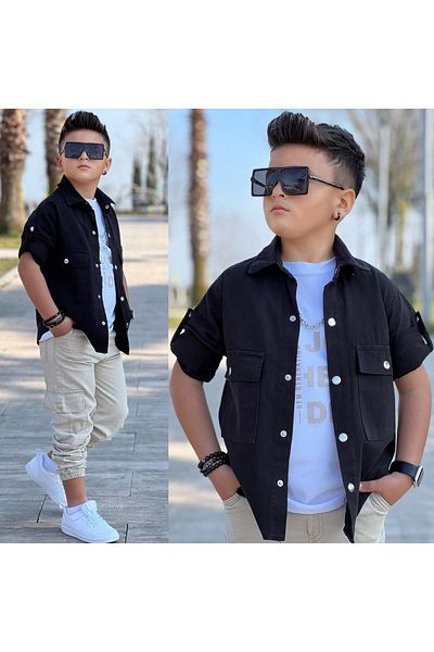 WARDA Boy's Triple Gabardine Suit
