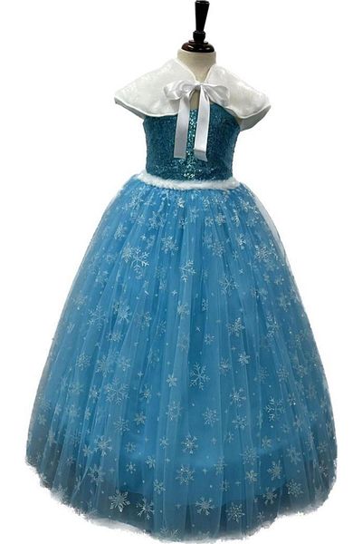 BUTİKHAPPYKİDS Costum Fata Frozen Elsa cu bretele Bolero Lu Set Coroana Asa Manusi de par Tinuta 23 aprilie