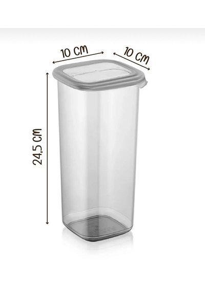 ESPEBA Storage Container Bpa Free 3 Pieces Gray