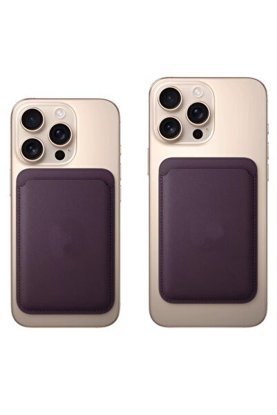 Bunnys iPhone 12 Mini Uyumlu Güçlü Manyetik Magsafe Deri Cüzdan Kartlık Deri ...