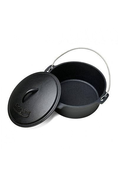 Cooking by Heinner CAST IRON POT+LID, 25 x 10 cm, 3.5 L