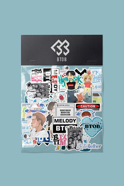 dadi ramba Btob -Bullet Journal - Agenda - Planner - Notebook - Laptop Sticker Sticker - Sticker Pack