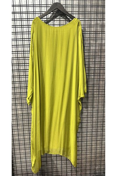 MADE İN ITALY Italian Silk Dress with Inner Lining