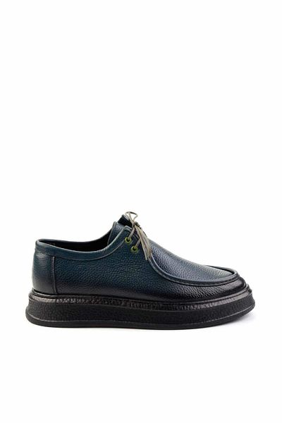 Bambi Πράσινα Δερμάτινα Ανδρικά Παπούτσια Casual E01323157040