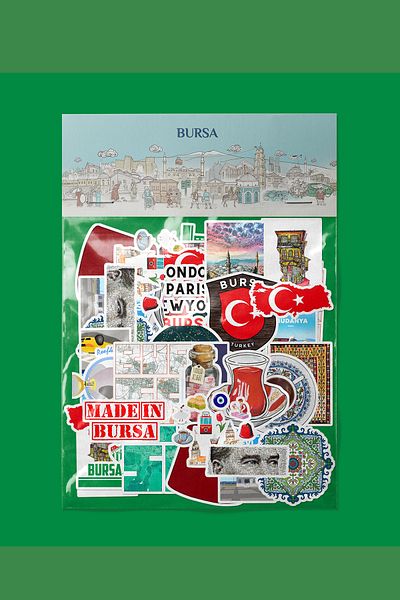 dadi ramba Bursa -Bullet Journal - Agenda - Planner - Notebook - Laptop Sticker Sticker - Sticker Pack