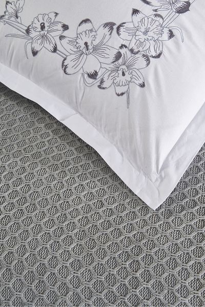 Levanzo Dolce Gray 6 Piece Knitted Blanket Set