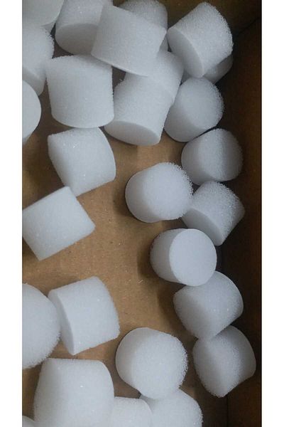 MOR SALKIM HOME Small Filter Sponge Diameter: 1.80 cm Height: 1.50 cm (50 Pieces)