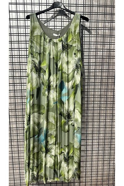 MADE İN ITALY Italian Silk Dress with Inner Lining