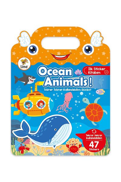 Lino REWAY Usable First Sticker Book - Ocean Animals