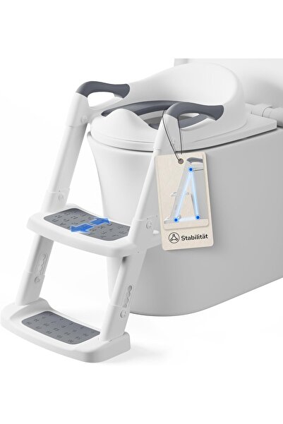 Genel Markalar Çocuklar İçin Merdivenli, Kaymaz, PU Pedli Klozet Destek, 1-7 ...