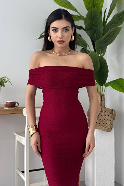 lovebox Жіноча сукня з підкладкою з мережива, без бретелей, з відкритими плеч...