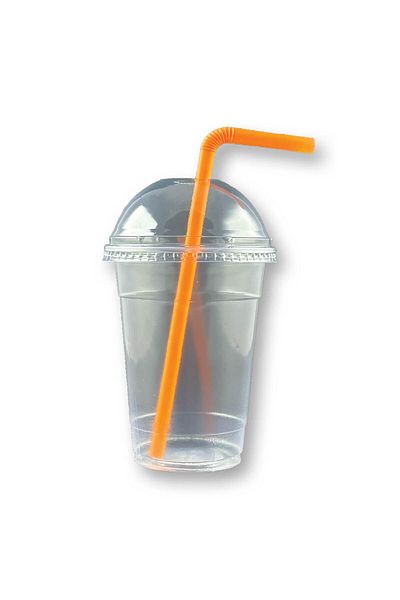 Home 400 Cc Pp Plastic Milkshake Lemonade Cup (300 Pcs)