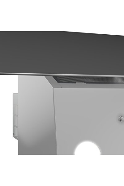 Altus ALA 527 G Duvar Tipi Eğimli Gri Cam Davlumbaz