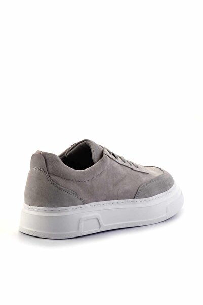 Bambi Gri Leather Erkek Casual Ayakkabı E01585735302