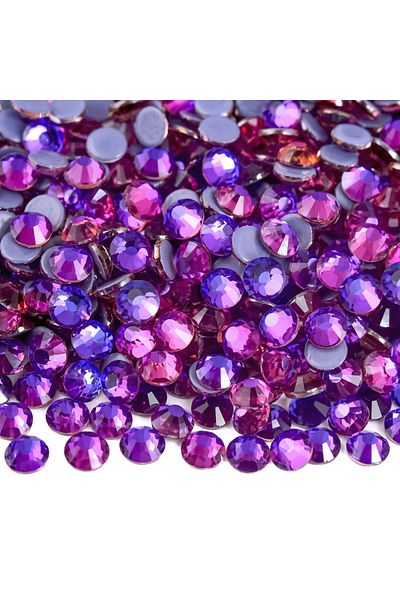 Gymo Κρυστάλλινη πέτρα Ss20 (4,6-4,8mm) Purple Velvet (72) με έξι επίπεδα σιδεράκια που κολλάνε με υψηλής ποιότητας (HOTFIX)