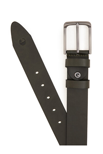 Cacharel Haki Spor Deri Kemer 50305961-VR027