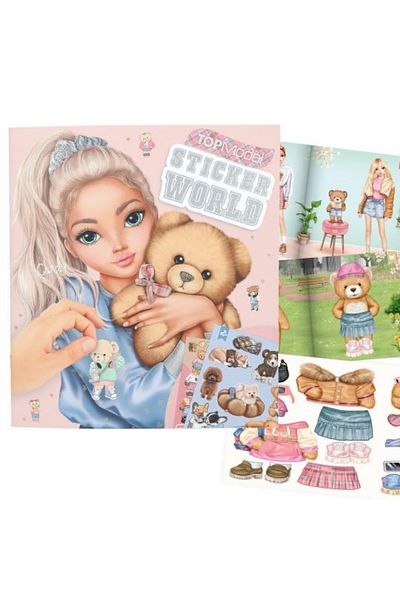 Top Model Cartea cu autocolante Team Teddy