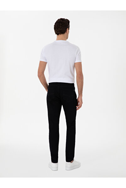 Cacharel Siyah Slim Fit Pamuk Karışımlı Jean Pantolon 50310510-VR046