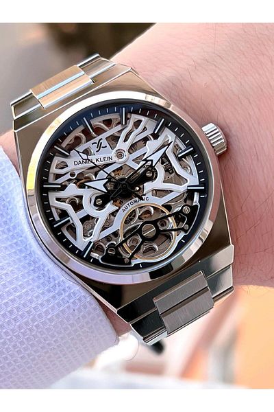 Daniel Klein Men's Wristwatch - Automatic Manual Winding 30 Mt Water Resistant Fdk.13857.Xm1
