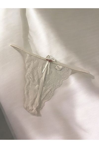 enmodaiçgiyim White Lace Women's String