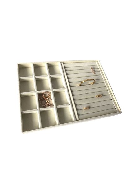 Aydın Decor STD Νέο τοπικό σουέτ κρεμ λουκάνικο κοσμηματοπωλείο - AYDINDECOR Classic