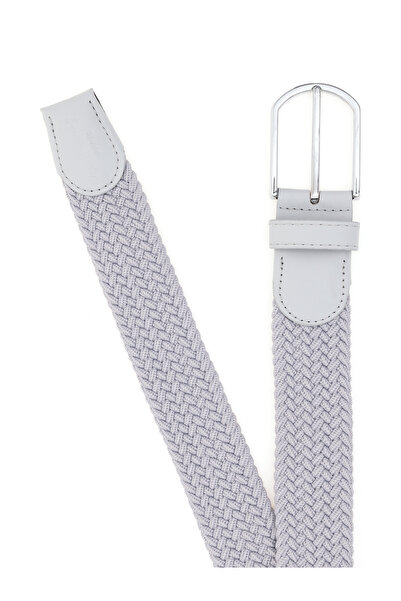 Cacharel حزام محبوك باللون الرمادي 50305963-VR024