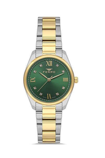 FERRO Gümüş Çelik Kordon Kadın Kol Saati FL21502AWT-D6