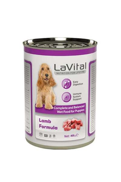 LaVital Yavru Yaş Köpek Maması (Puppy) Kuzu Etli 400GR