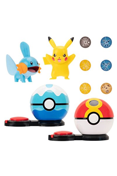 Pokemon Sürpriz Atak Oyun Seti S4 - Pikachu ve Mudkip PKW3652
