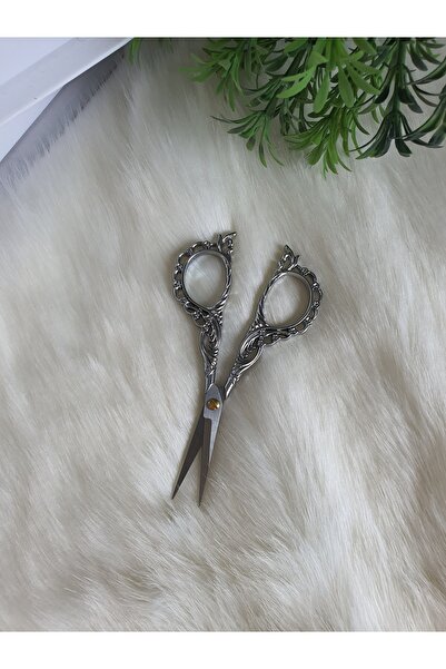 Fiyonks Atölye Promise, Engagement Scissors, Silver Color Scissors, Special Scissors