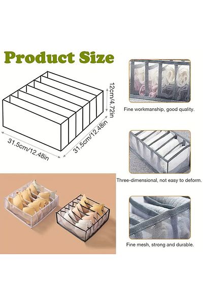 Rediquis 1 Piece of 6-7-11 Multi-Compartment Cabinet Organizer