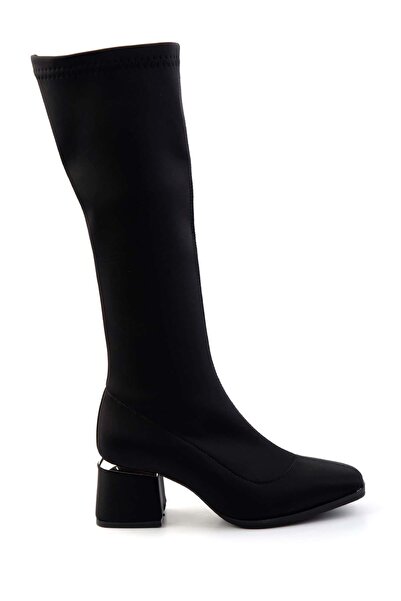Bambi Siyah Kadın Çizme K03792303217