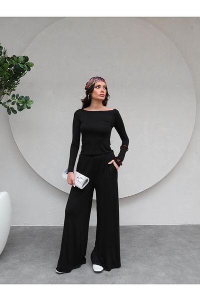 ESRAHELVACI Set pantaloni body cu mânecă lungă