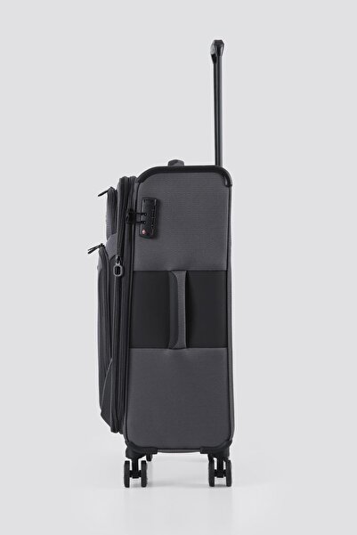 Necati Çanta Kumaş Ultra Dayanıklı 4 Tekerlekli Şifreli Ultra Hafif 3’lü Valiz Seti