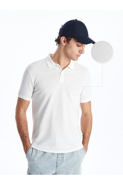 LC Waikiki Ανδρικό μπλουζάκι με κοντό μανίκι Polo λαιμόκοψη