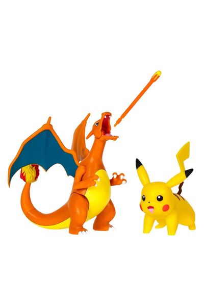 Pokemon Battle 2'li Figür Charizard ve Pikachu PKW3459
