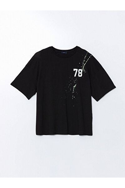 LC Waikiki Tricou pentru bărbați din bumbac pieptănat, cu mânecă scurtă, cu i...