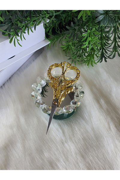 Fiyonks Atölye Promise, Engagement Scissors, Gold Color Scissors, Special Scissors, Gold Color Scissors