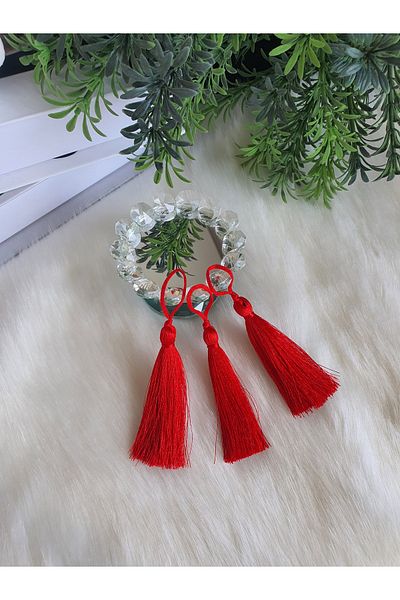 Fiyonks Atölye Ciucuri, Ciucuri de frânghie, Ciucuri simple 10 bucăți 7 cm, Accesorii pentru ciucuri, Textil