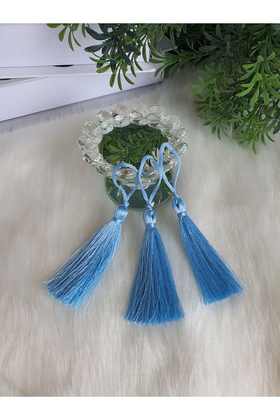Fiyonks Atölye Ciucuri, Ciucuri de frânghie, Ciucuri simple 10 bucăți 7 cm, Accesorii pentru ciucuri, Textil