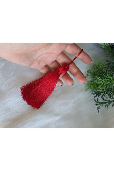 Fiyonks Atölye Tassel , Single Tassel , 1 Piece Tassel 10 CM Length, Textile Accessory