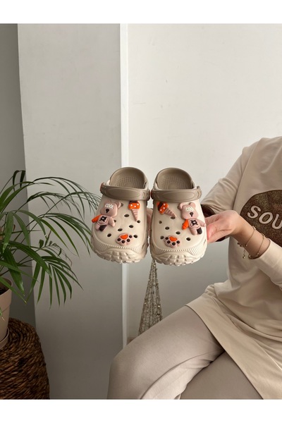 Behtah Kundura Дитячі капці Emoji з фігурками для школи, дитячого садка, пляжу, басейну, щоденні унісекс дитячі капці та сандалі