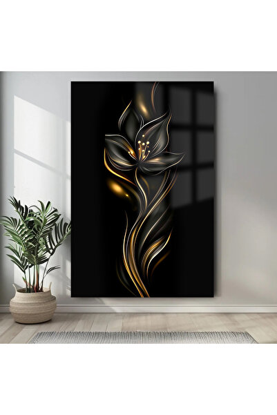 TAULART ZLATNI STOL OD STAKLA U OBOJI RUŽE, ULTRA ŽIVOPISNE BOJE, NELOMIVO ST...