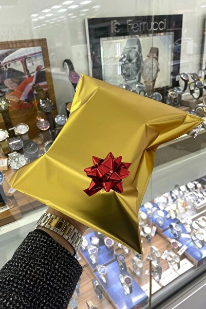 COMMES Erkek Kol Saati Crono Fonksiyonlar Aktif Gold Renk ,Bileklik Hediyesi ile