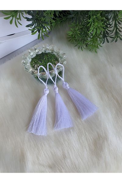 Fiyonks Atölye Ciucuri, Ciucuri de frânghie, Ciucuri simple 10 bucăți 7 cm, Accesorii pentru ciucuri, Textil