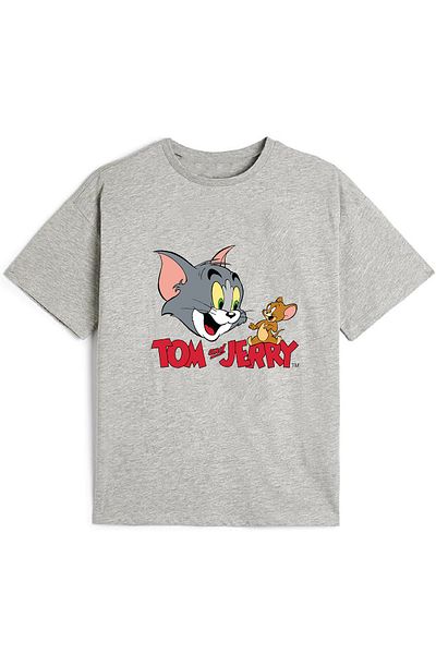 makiteks Μπλουζάκι Unisex Disability 5-14 ετών, Tom Jerry Ποιότητας Βαμβακερό Χτενισμένο