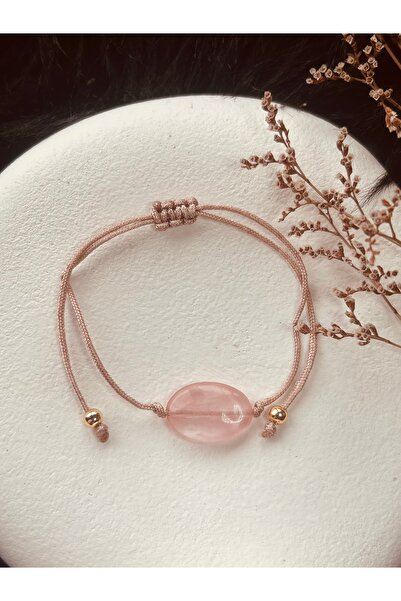 Doğaltaş Çilek kuvars bileklik