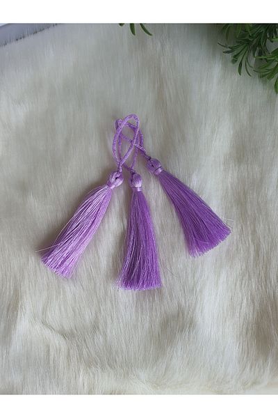 Fiyonks Atölye Tassel, Rope Tassel, Single Tassel 10 Pieces 7 Cm, Tassel Accessory, Textile